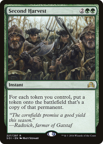 {R} Second Harvest [Shadows over Innistrad][SOI 227]
