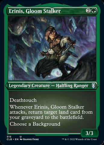 {C} Erinis, Gloom Stalker (Foil Etched) [Commander Legends: Battle for Baldur's Gate][CLB 515]