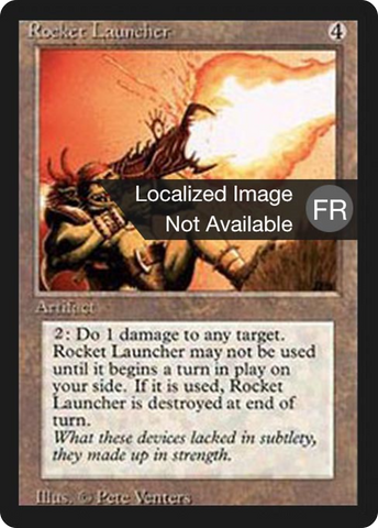 {F} Rocket Launcher [Foreign Black Border][FBB 3ED 272]