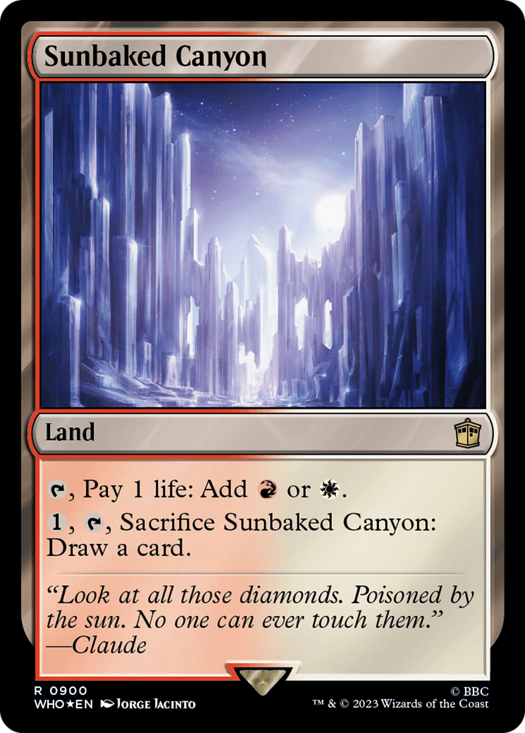 {R} Sunbaked Canyon (Surge Foil) [Doctor Who][WHO 900]