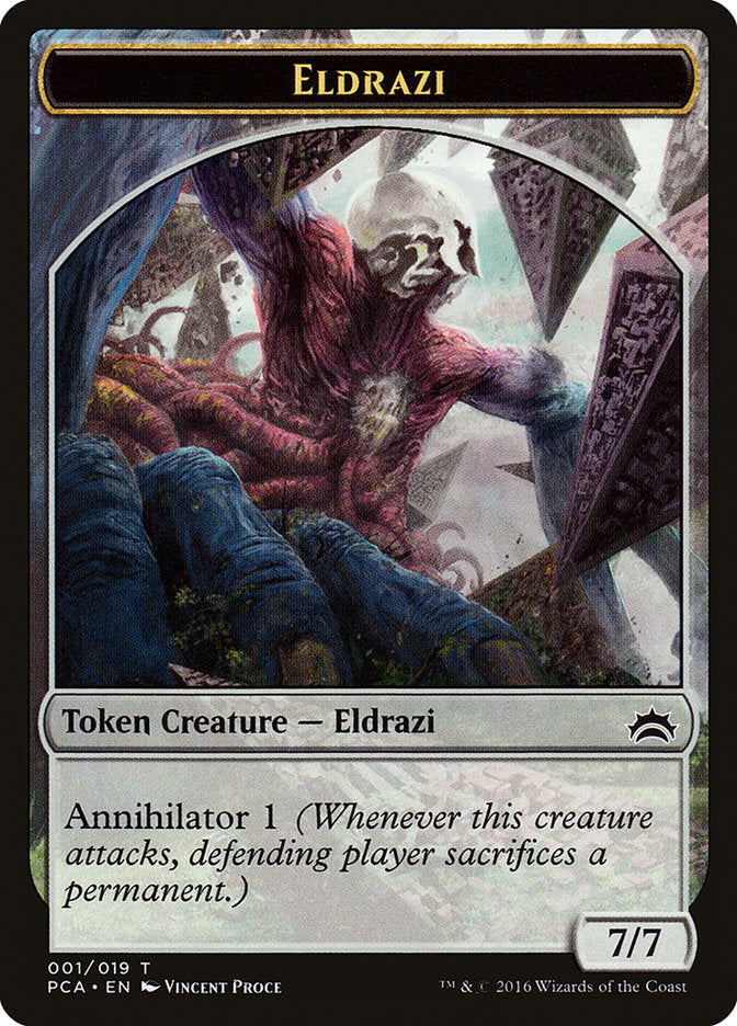 {T} Eldrazi Spawn (003) // Eldrazi Double-sided Token [Planechase Anthology Tokens][TPCA NULL]
