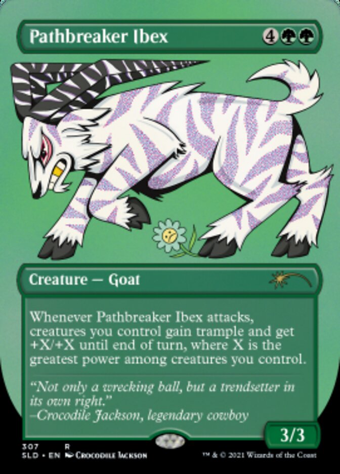 {R} Pathbreaker Ibex (Borderless) [Secret Lair Drop Series][SLD 307]