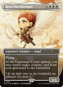 {R} Reya Dawnbringer (Foil) (Borderless) [Secret Lair Drop] [SLD 1682]