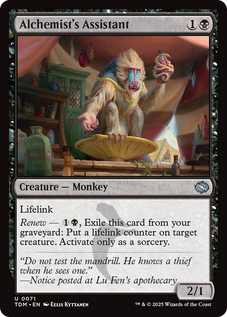 {@C} Alchemist's Assistant [Tarkir: Dragonstorm][TDM 071]