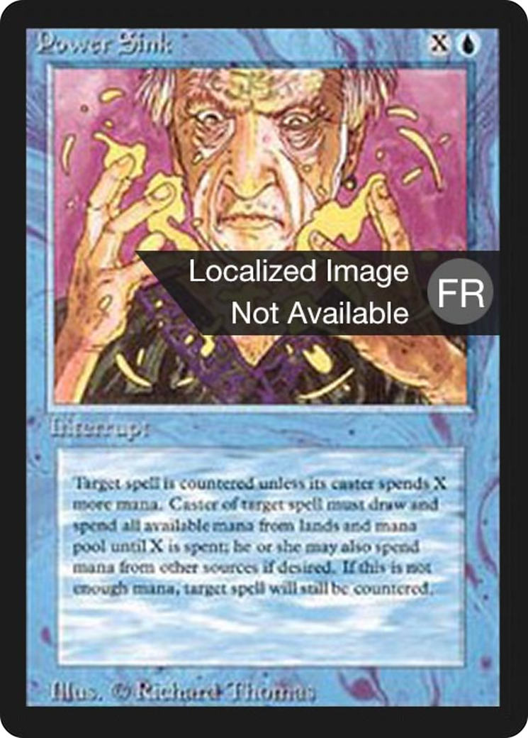 {F} Power Sink [Foreign Black Border][FBB 3ED 074]