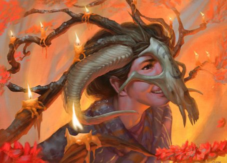 {A} Hedgewitch's Mask Art Card [Innistrad: Midnight Hunt Art Series][AMID 017]