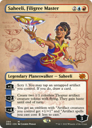 {R} Saheeli, Filigree Master (Borderless Alternate Art) [The Brothers' War][BRO 294]