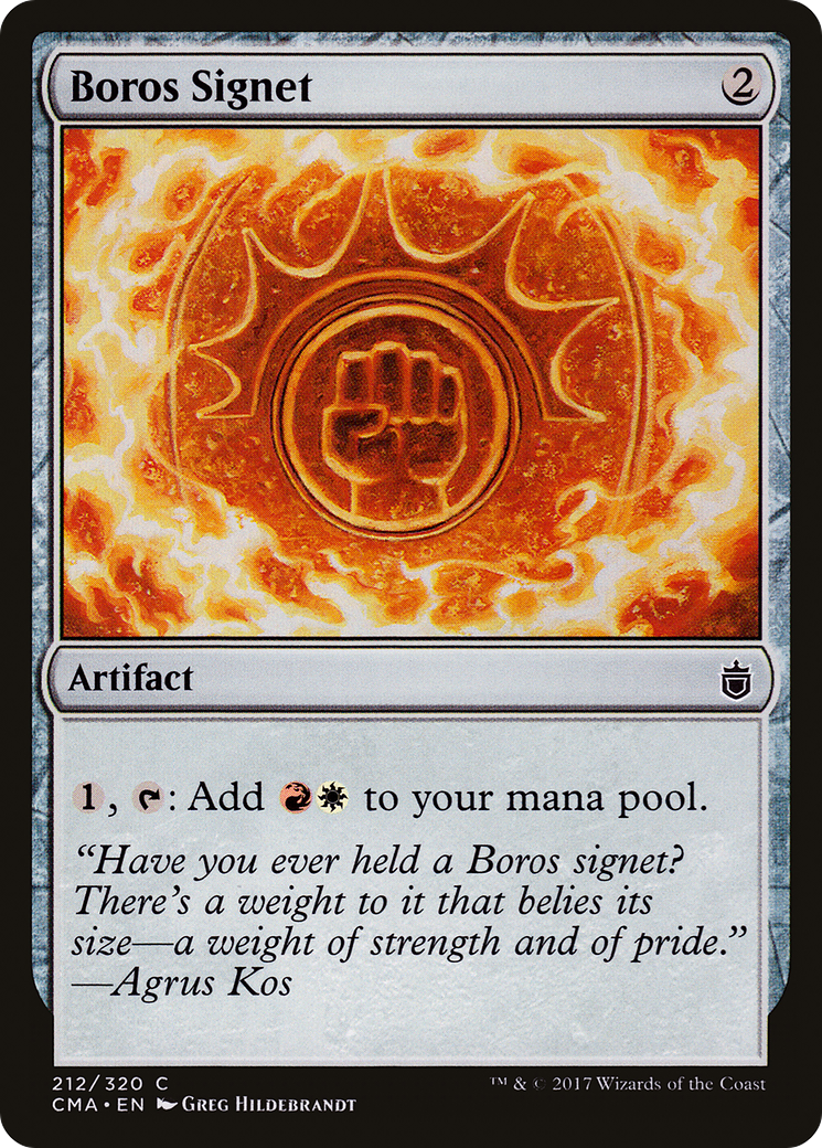 {C} Boros Signet [Commander Anthology][CMA 212]