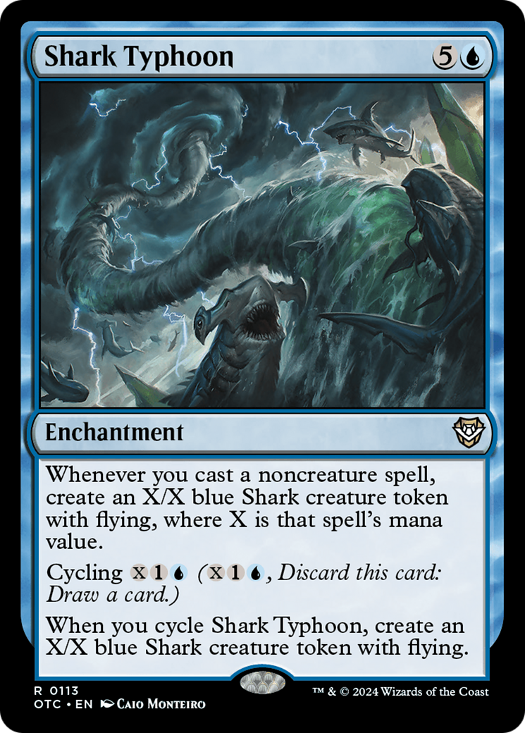 {R} Shark Typhoon [Outlaws of Thunder Junction Commander][OTC 113]