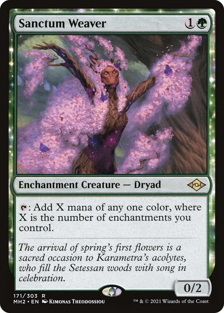 {R} Sanctum Weaver: (enchantment) [Modern Horizons 2] [MH2 171]