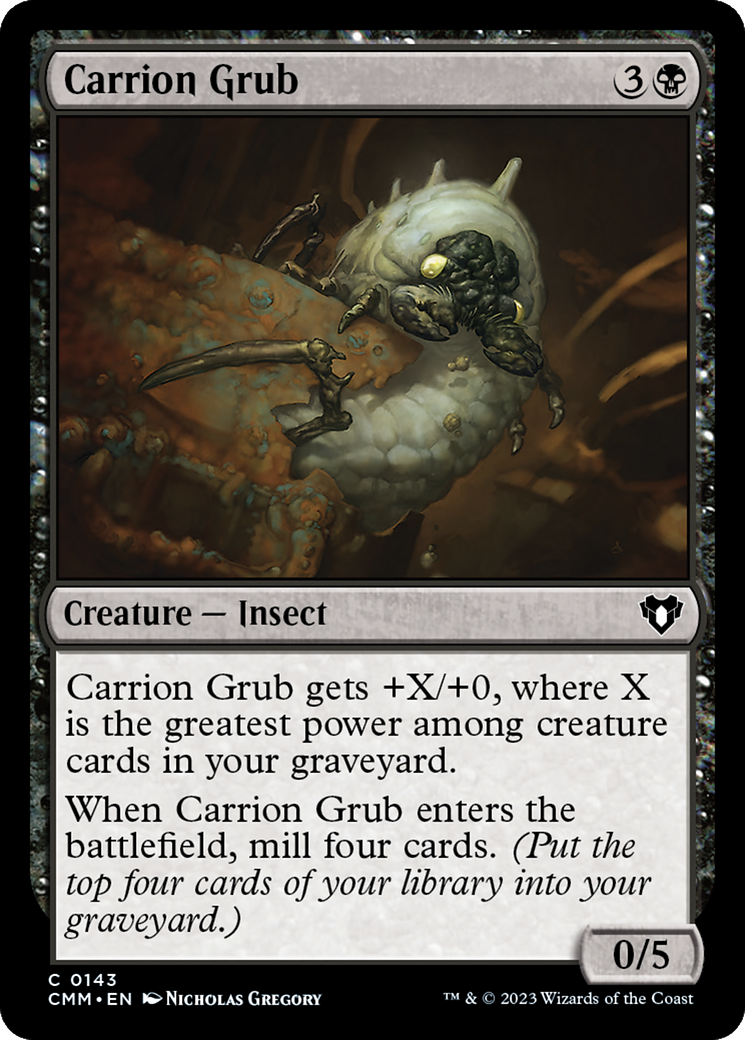 {C} Carrion Grub [Commander Masters][CMM 143]