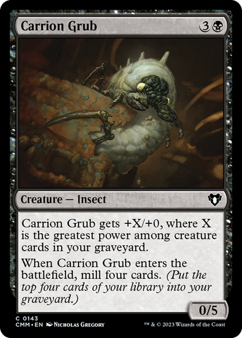 {C} Carrion Grub [Commander Masters][CMM 143]
