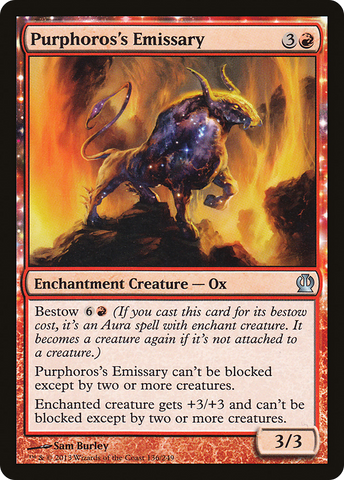 {C} Purphoros's Emissary [Theros][THS 136]