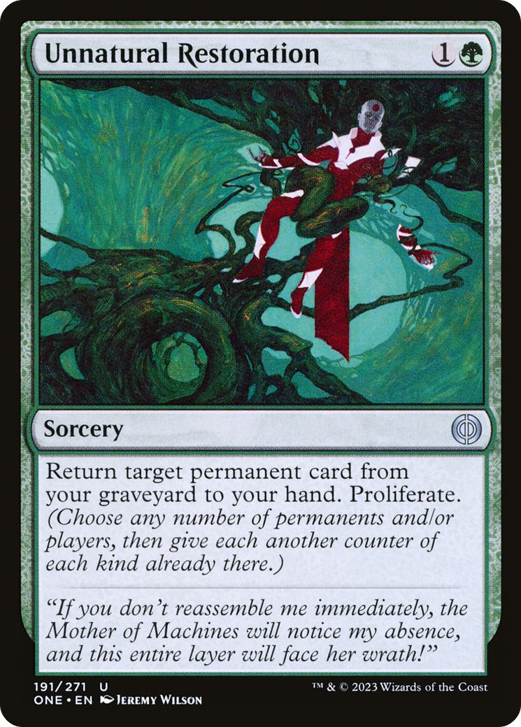 {C} Unnatural Restoration [Phyrexia: All Will Be One][ONE 191]