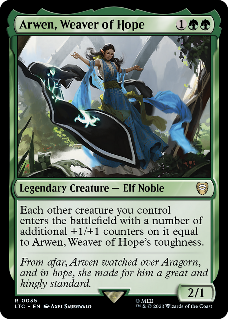 {R} Arwen, Weaver of Hope [The Lord of the Rings: Tales of Middle-Earth Commander][LTC 035]