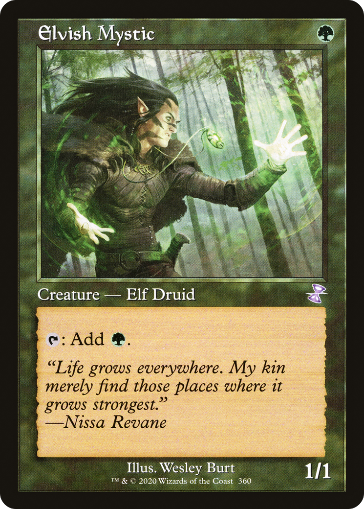 {R} Elvish Mystic (Timeshifted) [Time Spiral Remastered][TSR 360]