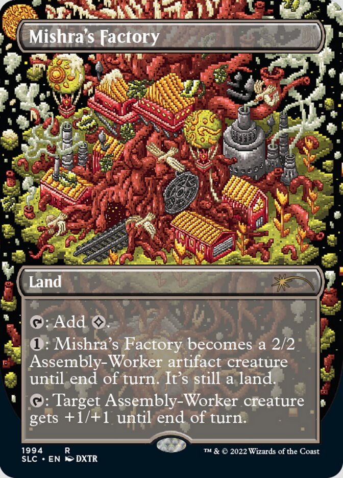{R} Mishra's Factory (Borderless) [Secret Lair 30th Anniversary Countdown Kit][SLC 1994]