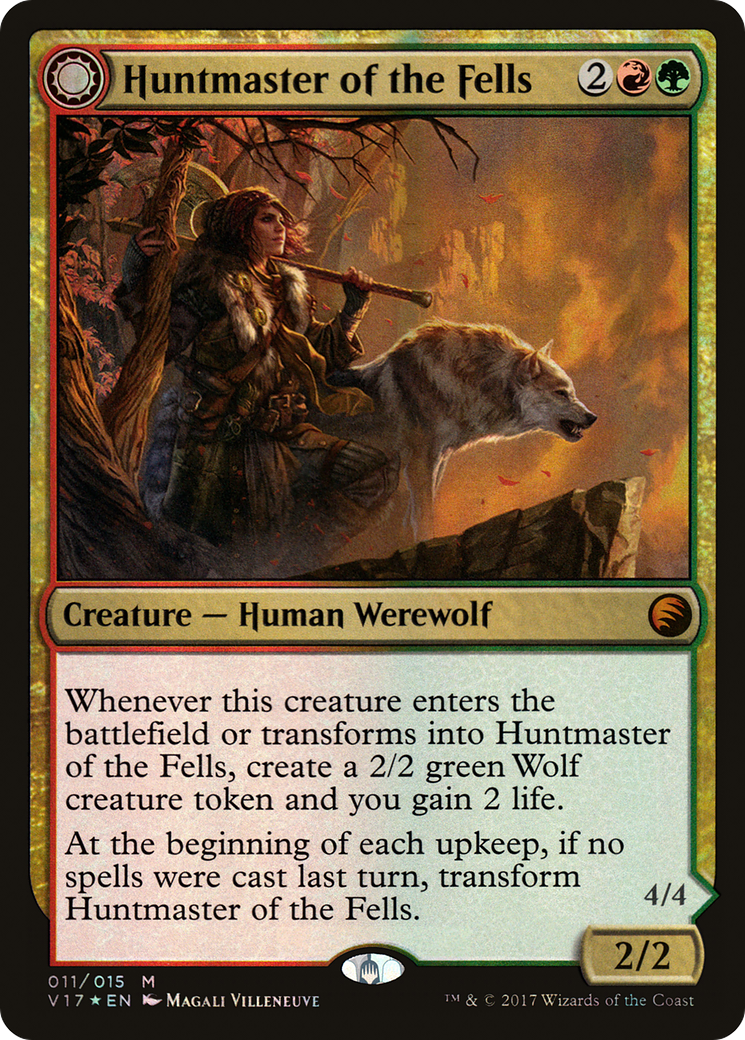 {R} Huntmaster of the Fells // Ravager of the Fells [From the Vault: Transform][V17 011] - Misty Mountain Games