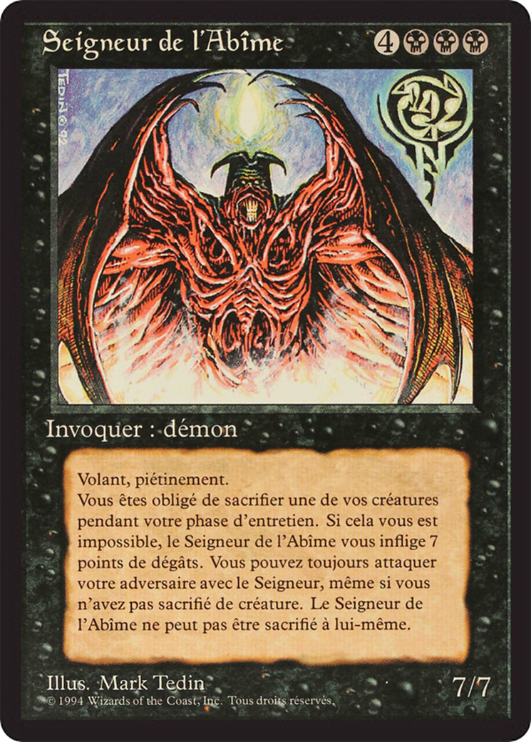 {F} Lord of the Pit [Foreign Black Border][FBB 3ED 116]