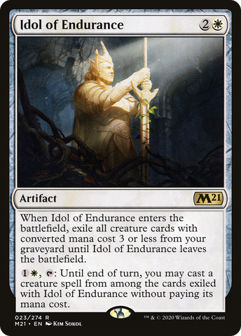 {R} Idol of Endurance [Core Set 2021][M21 023]