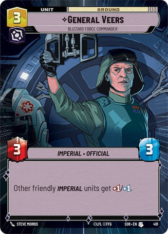 {SW-C}General Veers - Blizzard Force Commander (Hyperspace) (491) [Spark of Rebellion]