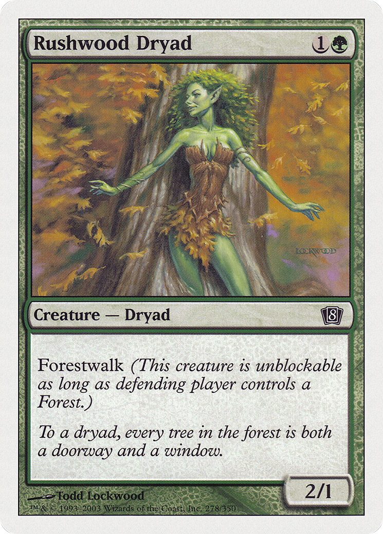 {C} Rushwood Dryad [Eighth Edition][8ED 278]
