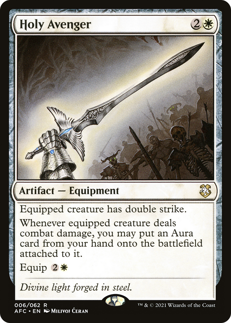 {R} Holy Avenger [Dungeons & Dragons: Adventures in the Forgotten Realms Commander][AFC 006]