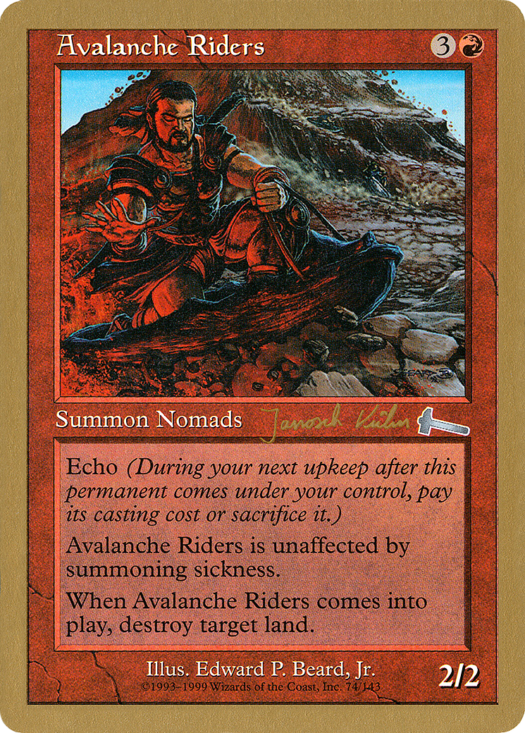 {C} Avalanche Riders (Janosch Kuhn) [World Championship Decks 2000][GB WC00 JK74]