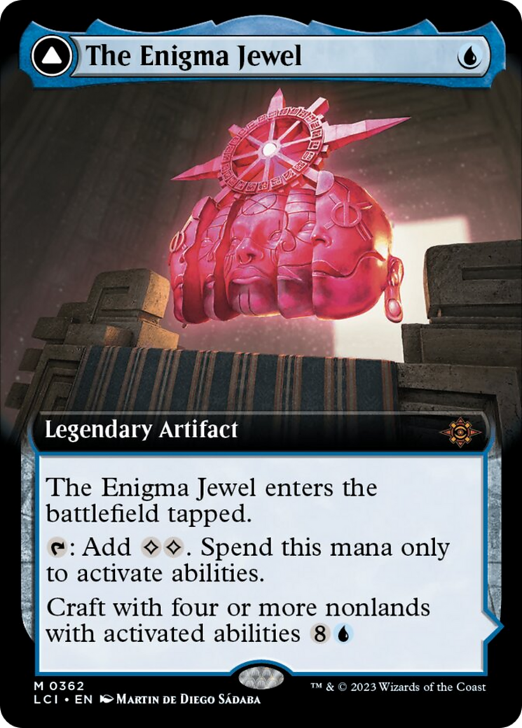 {@R} The Enigma Jewel // Locus of Enlightenment (Extended Art) [The Lost Caverns of Ixalan][LCI 362]