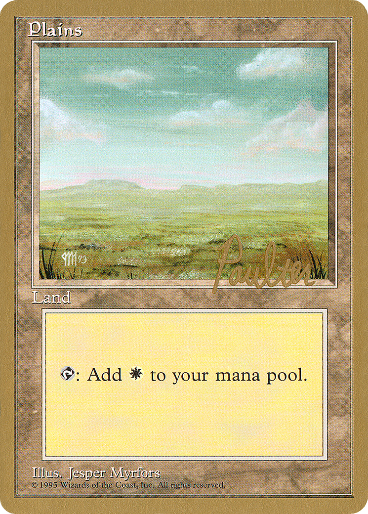 {B}[GB PTC PP366] Plains (pp366) (Preston Poulter) [Pro Tour Collector Set]
