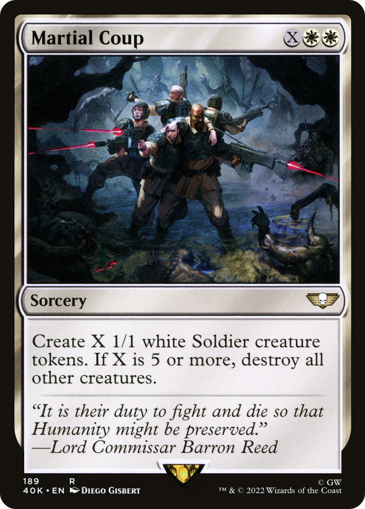 {R} Martial Coup [Universes Beyond: Warhammer 40,000][40K 189]