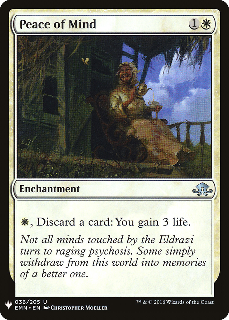{C} Peace of Mind [Mystery Booster][LS EMN 036]