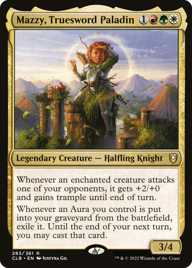 {R} Mazzy, Truesword Paladin [Commander Legends: Battle for Baldur's Gate][CLB 283]