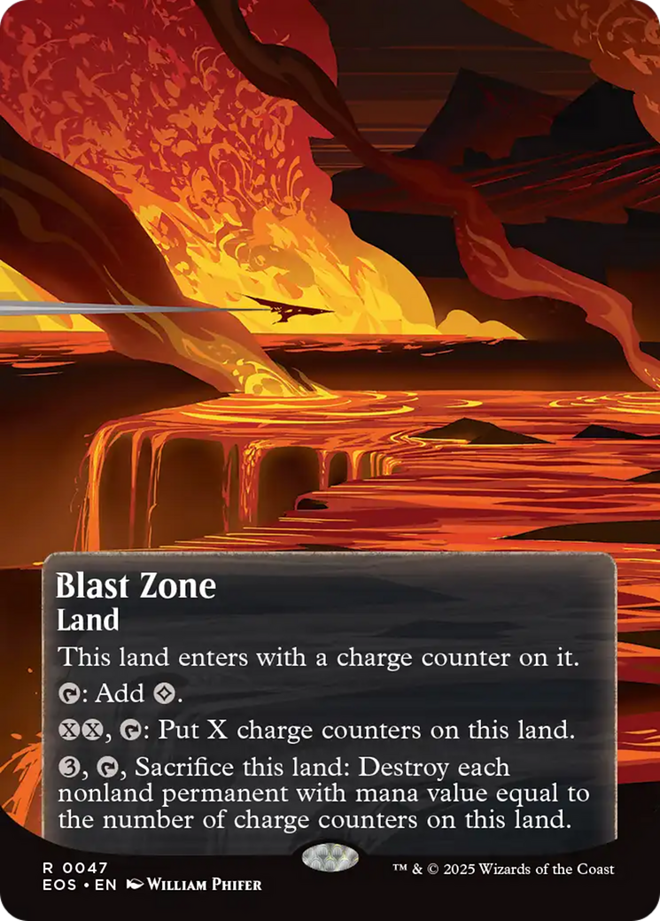 {R} Blast Zone (0047) (Poster) [Edge of Eternities: Stellar Sights][EOS 047]