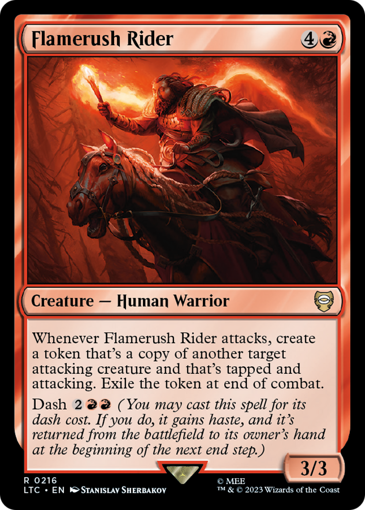 {R} Flamerush Rider [The Lord of the Rings: Tales of Middle-Earth Commander][LTC 216]