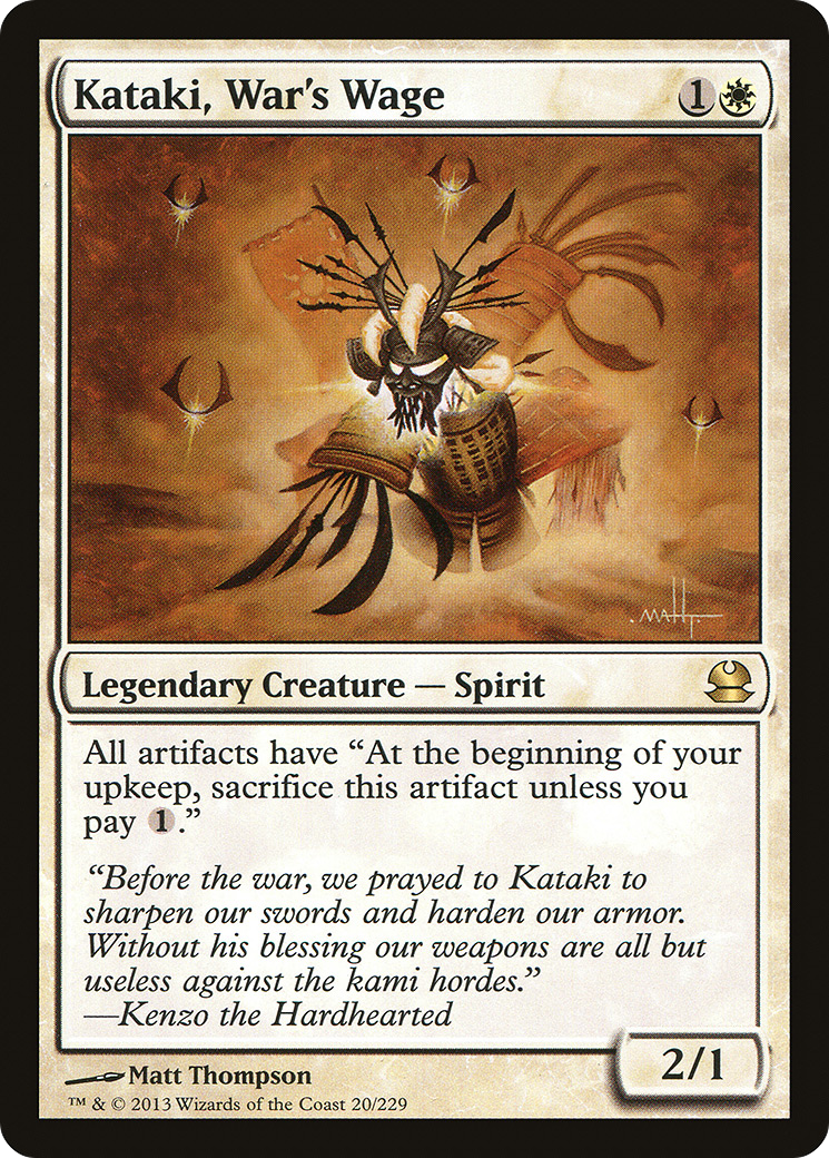 {R} Kataki, War's Wage [Modern Masters][MMA 020] - Misty Mountain Games
