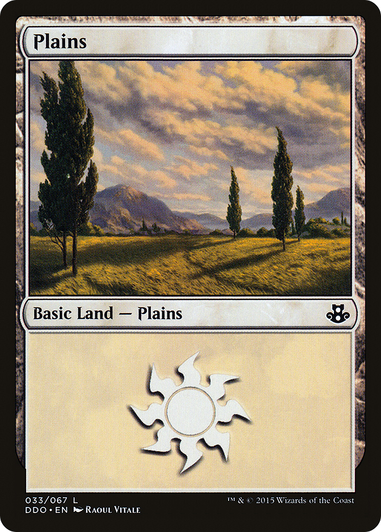 {B}[DDO 033] Plains (33) [Duel Decks: Elspeth vs. Kiora]