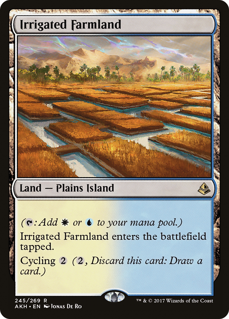 {R} Irrigated Farmland [Amonkhet][AKH 245] - Misty Mountain Games