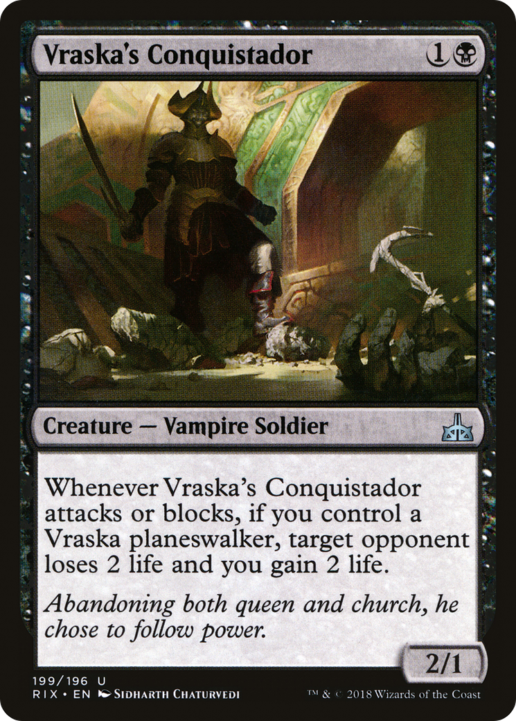 {C} Vraska's Conquistador [Rivals of Ixalan][RIX 199] - Misty Mountain Games