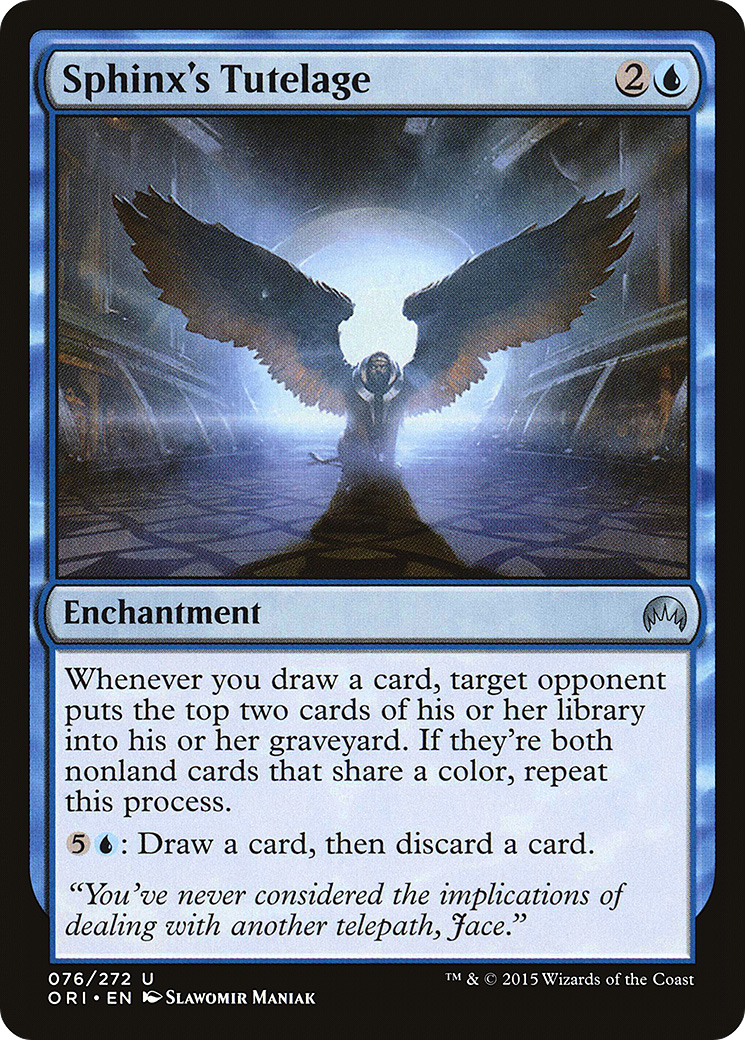 {C} Sphinx's Tutelage [Magic Origins][ORI 076]