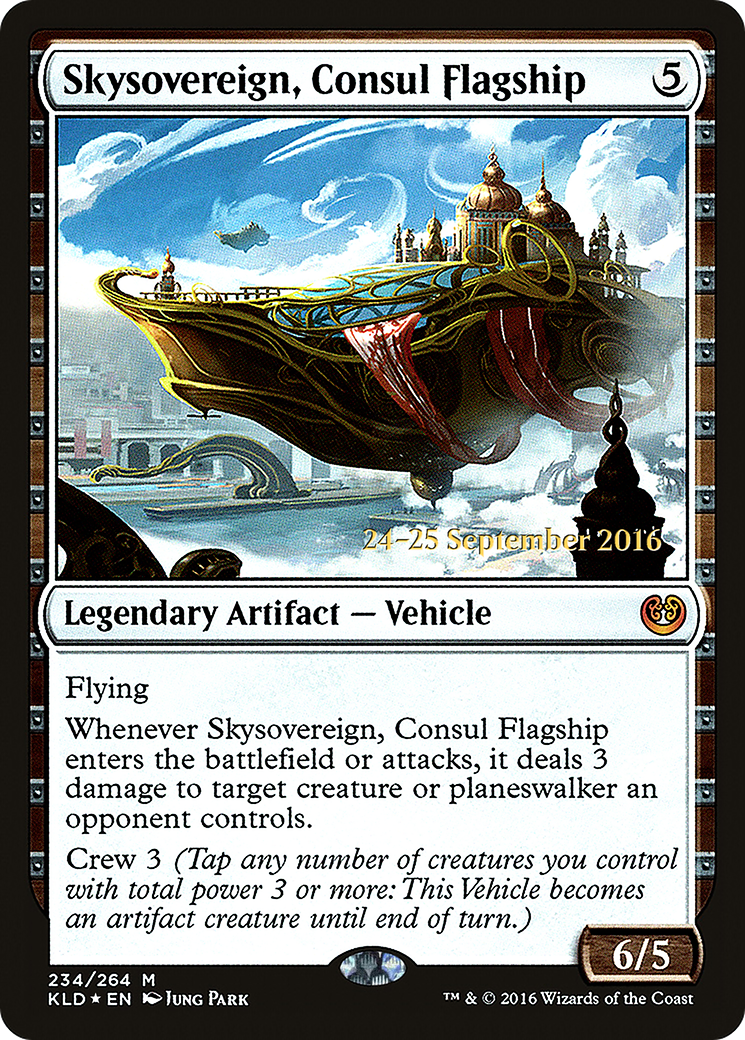 {R} Skysovereign, Consul Flagship [Kaladesh Prerelease Promos][PR KLD 234] - Misty Mountain Games