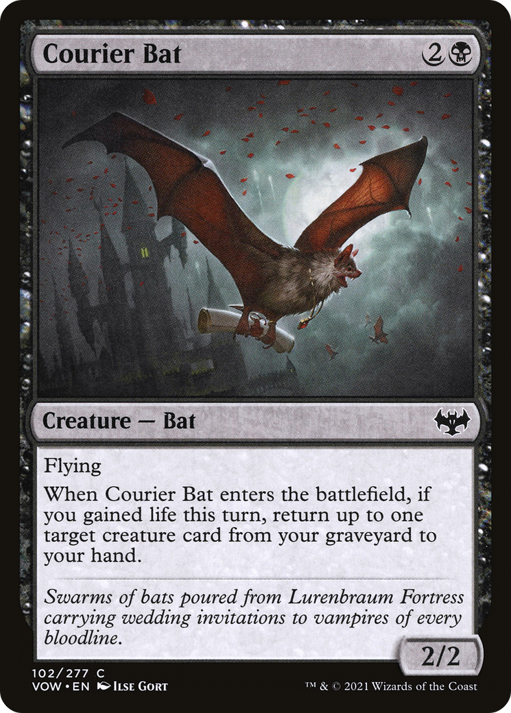{C} Courier Bat [Innistrad: Crimson Vow][VOW 102]