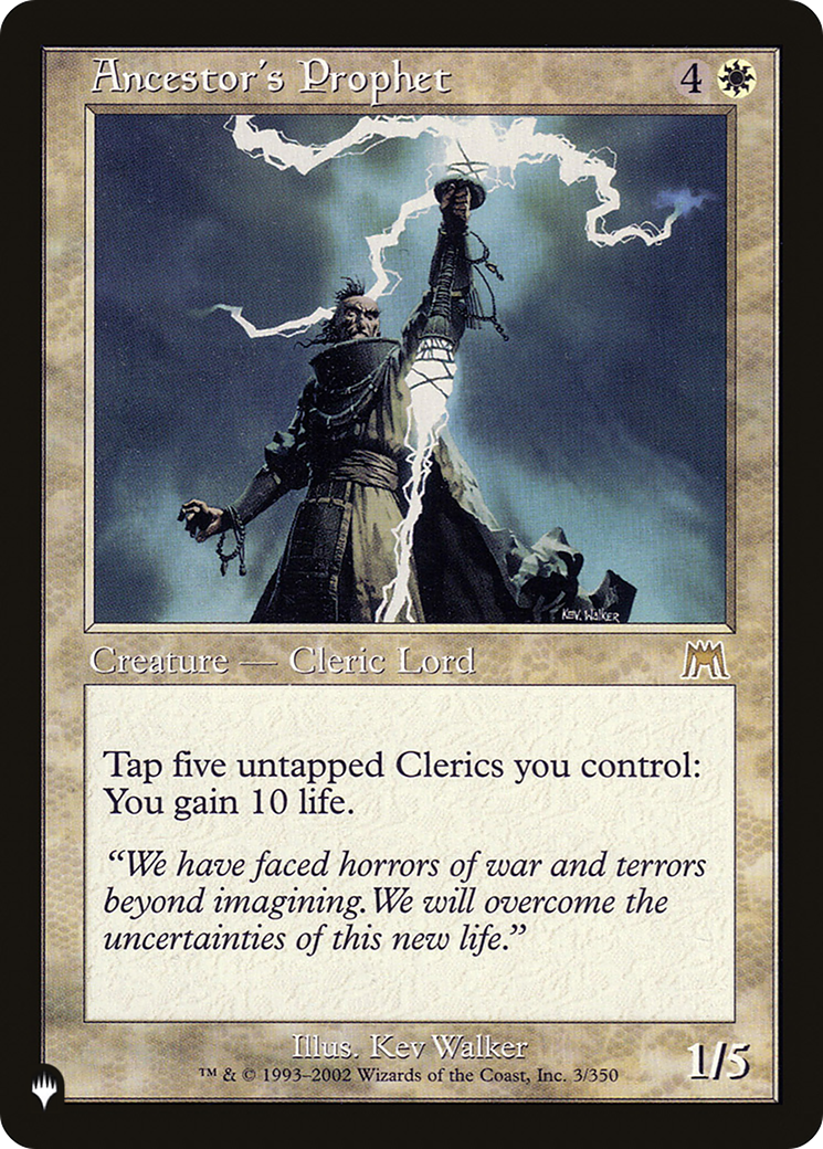 {R} Ancestor's Prophet [LIST ONS-3]