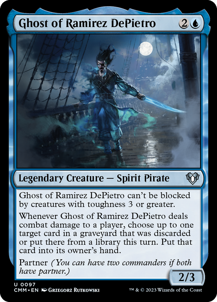 {C} Ghost of Ramirez DePietro [Commander Masters][CMM 097]