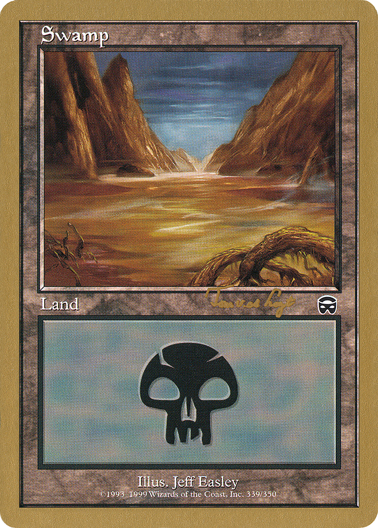 {B}[GB WC01 TVDL339A] Swamp (tvdl339a) (Tom van de Logt) [World Championship Decks 2001]