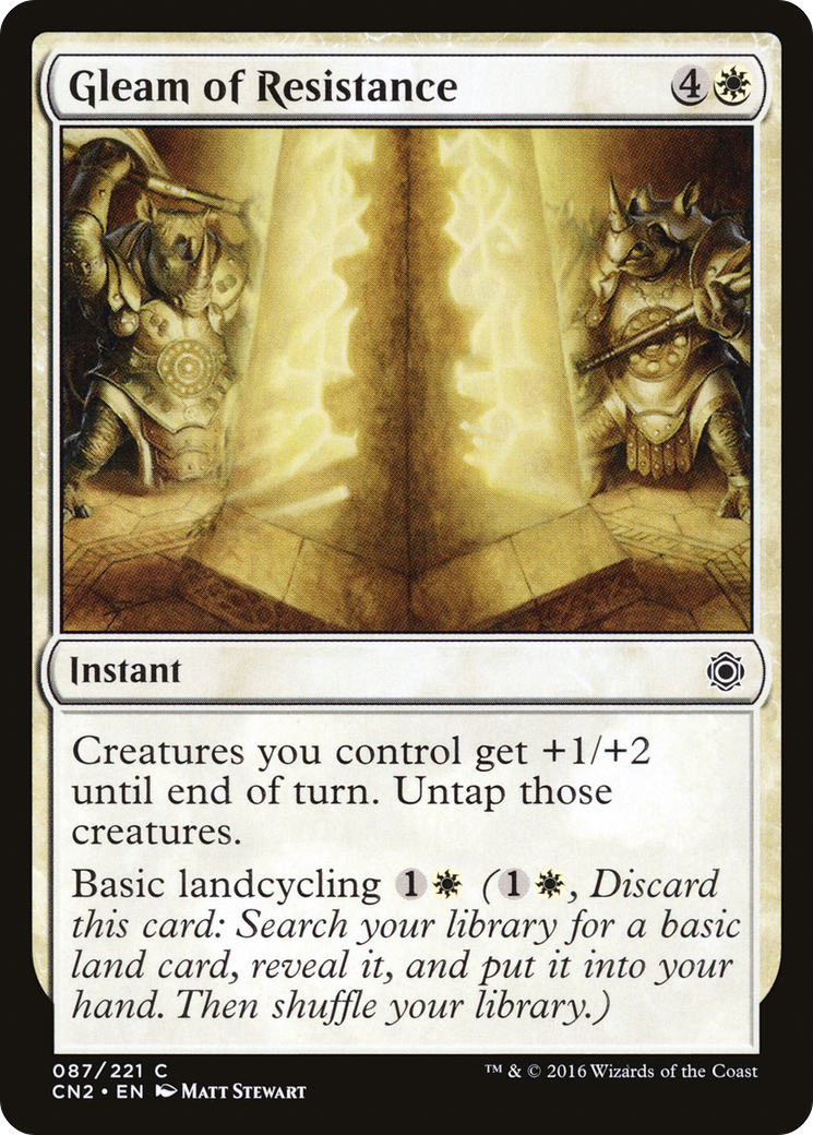 {C} Gleam of Resistance [Conspiracy: Take the Crown][CN2 087]
