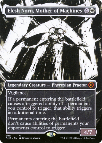 {R} Elesh Norn, Mother of Machines (Borderless Ichor) [Phyrexia: All Will Be One][ONE 298]