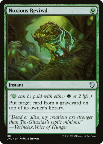 {C} Noxious Revival [Phyrexia: All Will Be One Commander][ONC 110]