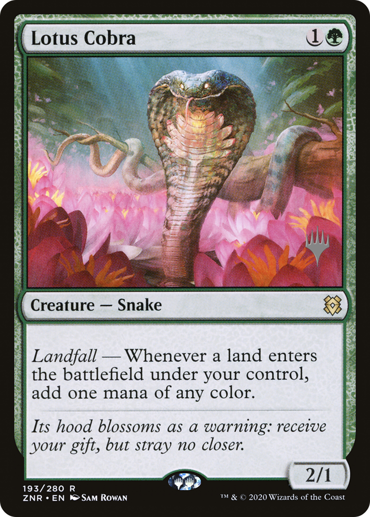 {R} Lotus Cobra (Promo Pack) [Zendikar Rising Promos][PP ZNR 193]
