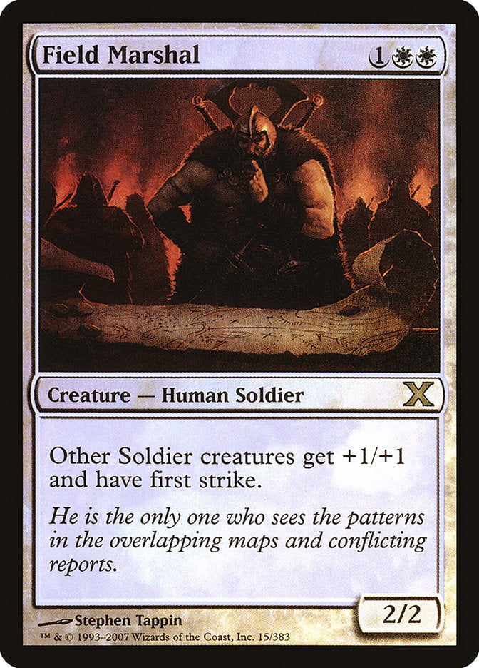 {R} Field Marshal (Premium Foil) [Tenth Edition][FP 10E 015]